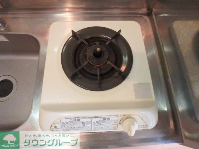 キッチン　1口ガスコンロ