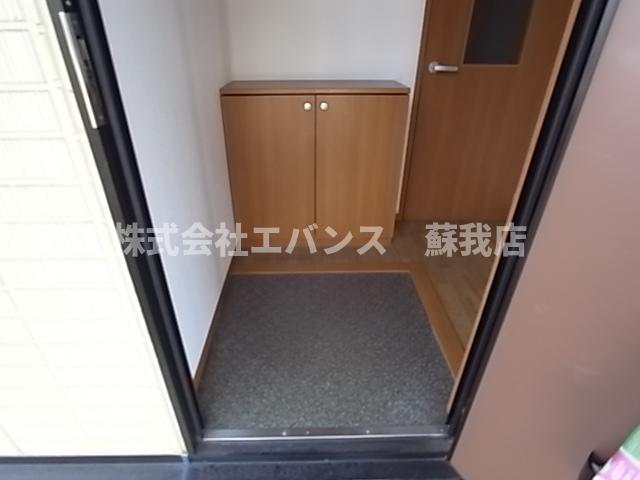 玄関　明るい玄関です