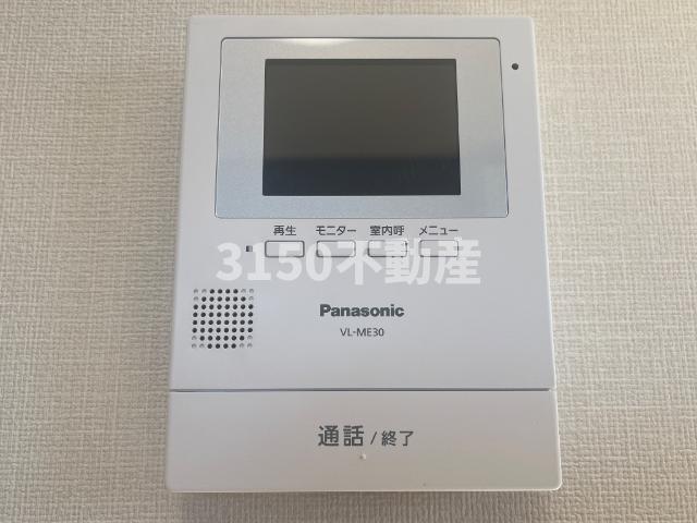 セキュリティ　カメラ付インターホン（イメージ）