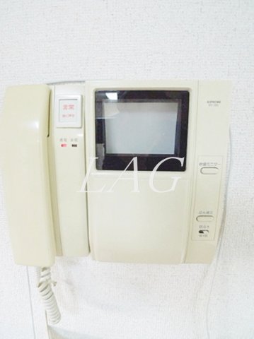 セキュリティ　モニター付きインターホンです。