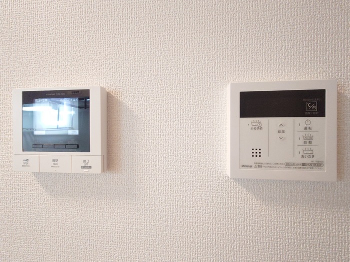 セキュリティ　録画機能付きTVモニターホン、追い焚き給湯