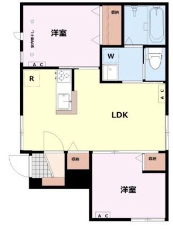 居室・リビング　間取図