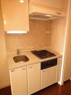 キッチン　グリル付２口ガスキッチン