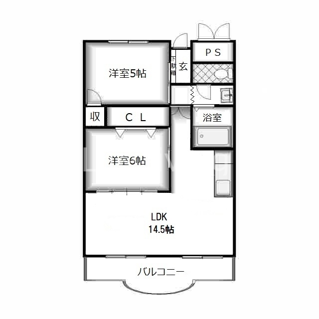 光マンションの間取り写真