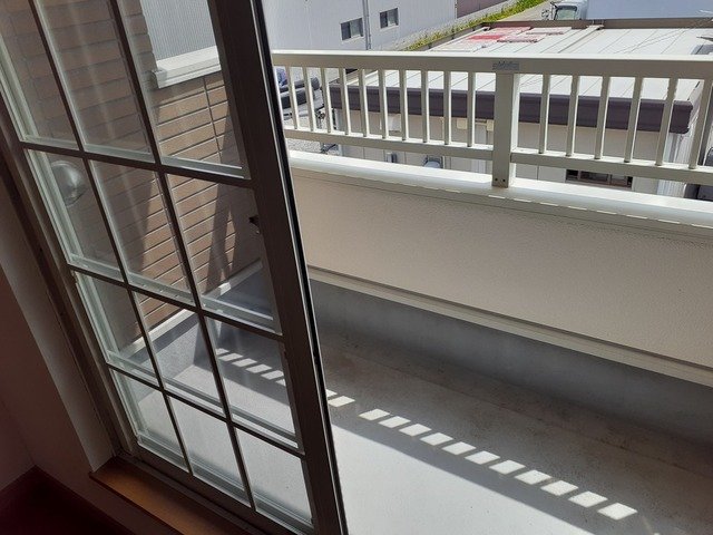バルコニー　広々としたバルコニーです