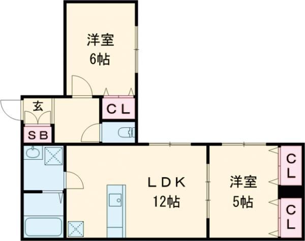 THE UNDERZ SUITE RESIDENCEの間取り写真