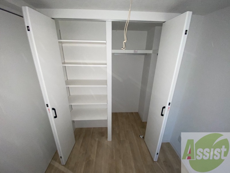 収納　収納もバッチリあるのでお部屋が片付きますよ！