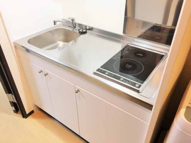 キッチン　電気コンロ2口