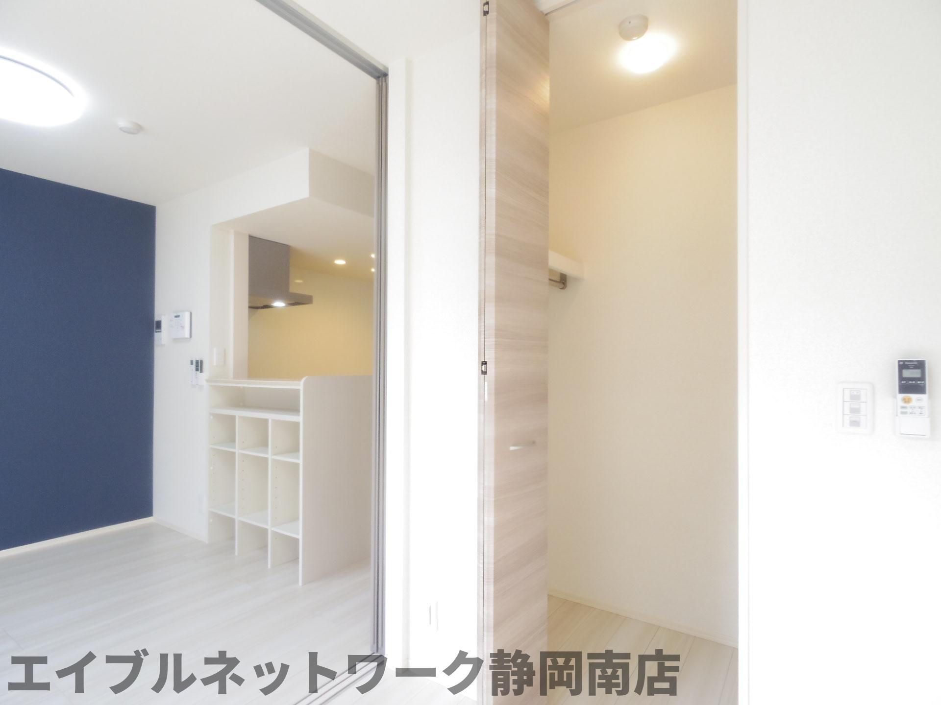 収納　たっぷりとした収納スペースです