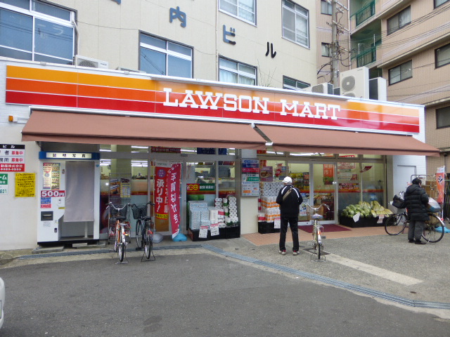コンビニ　ローソンストア100　東淀川淡路店（コンビニ）まで500m