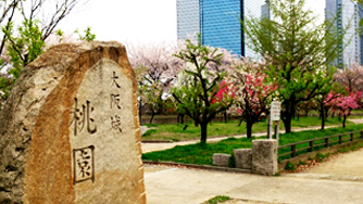 公園　大阪城桃園（公園）まで1356m