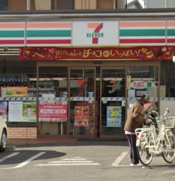 コンビニ　セブンイレブン 名古屋六田1丁目店（コンビニ）まで449m