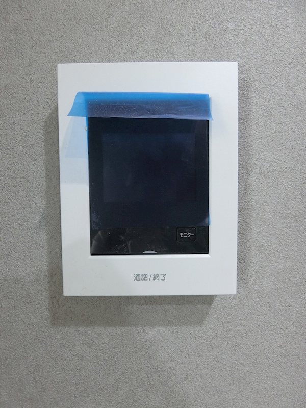 セキュリティ　安心のカラーモニター付インターホンです！