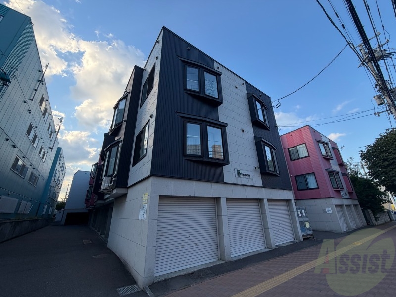 建物外観　札幌市西区琴似３条「プリマベラ」