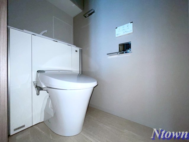 トイレ　ゆったりとした空間のトイレです