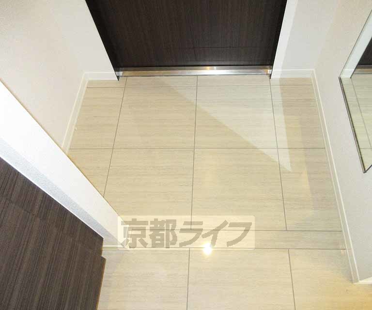 玄関　フラットな玄関・