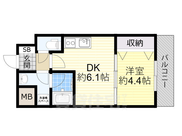 地下鉄谷町線 都島駅 徒歩4分 11階建 築18年の間取り写真