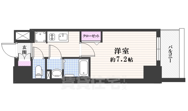 プレサンス久屋大通公園セラフィの間取り写真