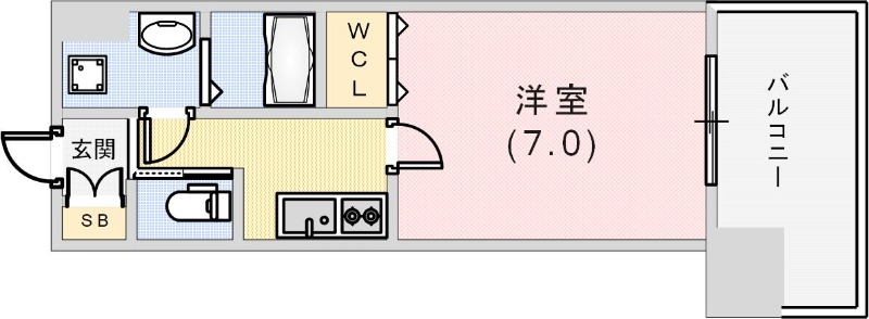 セレニテ三宮リアンの間取り写真