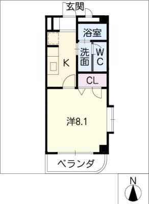 ドミール双葉の間取り写真