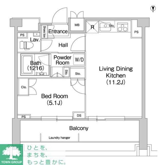 コンフォリア駒場の間取り写真
