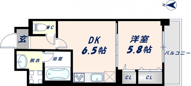 マルミーナ今里の間取り写真