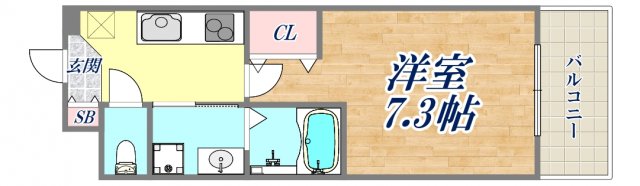 Spring南塚口の間取り写真