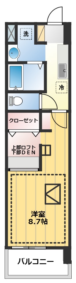 ルネス プレミールの間取り写真