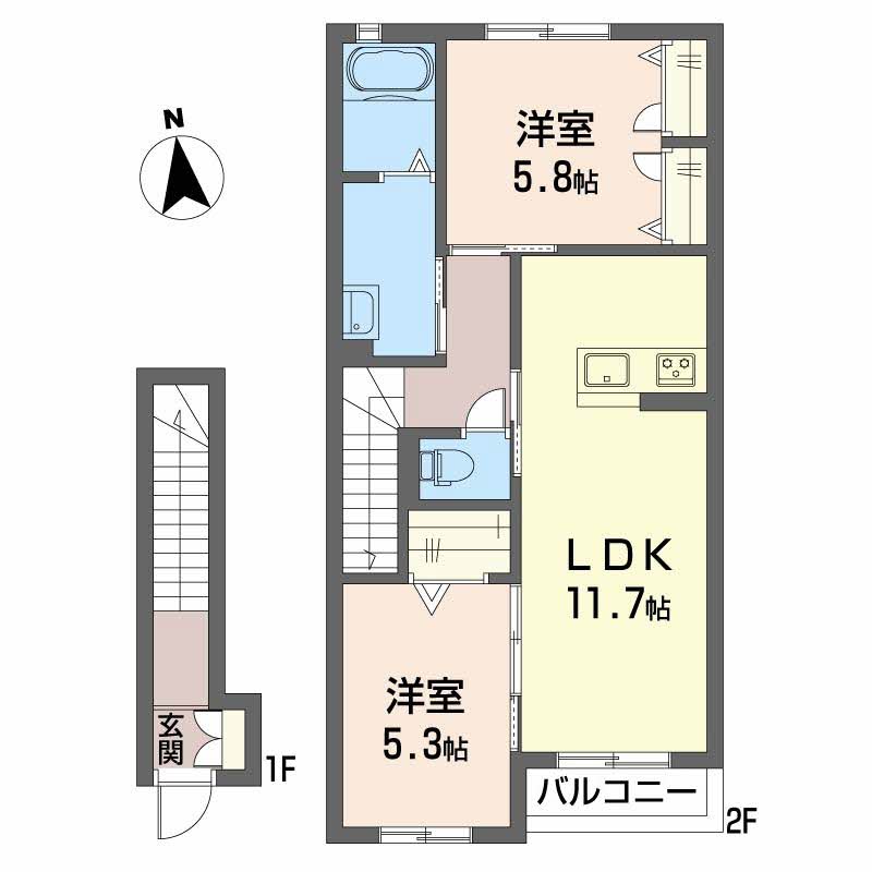 Shaya 福吉の間取り写真