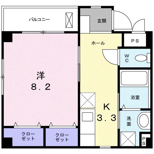 沖縄都市モノレール 安里駅 徒歩18分 4階建 築9年の間取り写真