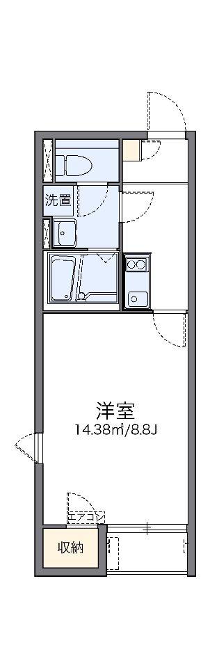 レオネクストメゾンドSTの間取り写真