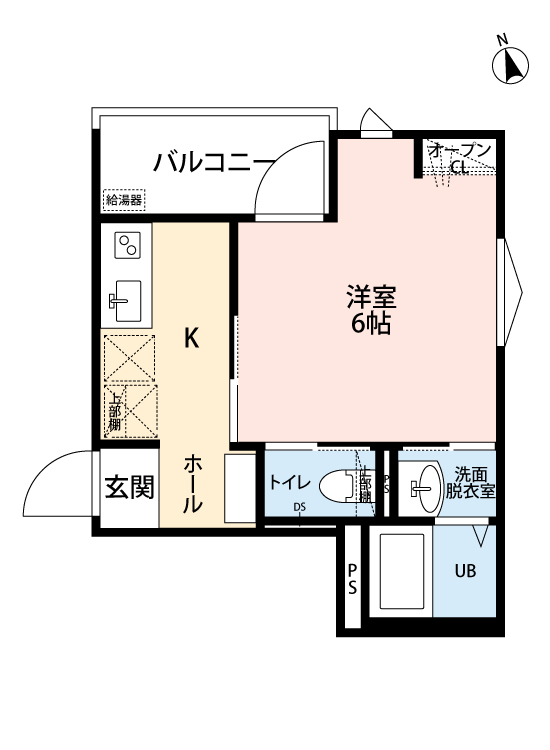 GROWRIO金ケ作の間取り写真