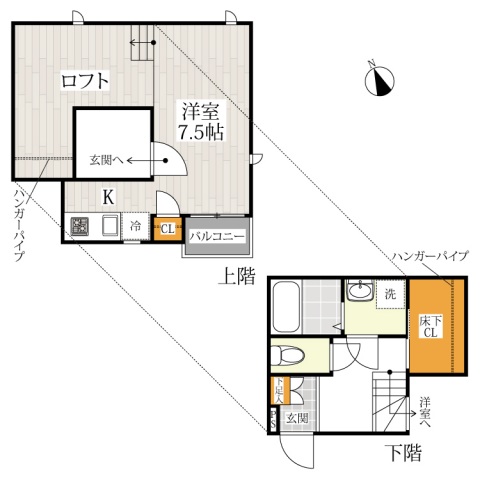 CB東大宮ブリオの間取り