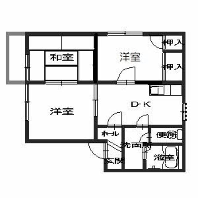 フレグランスフクイの間取り