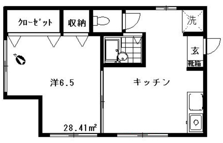 豊島区長崎のアパートの間取り