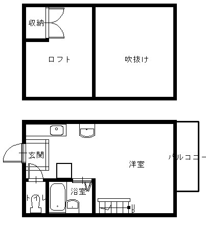 フォーレスト諏訪I号館の間取り