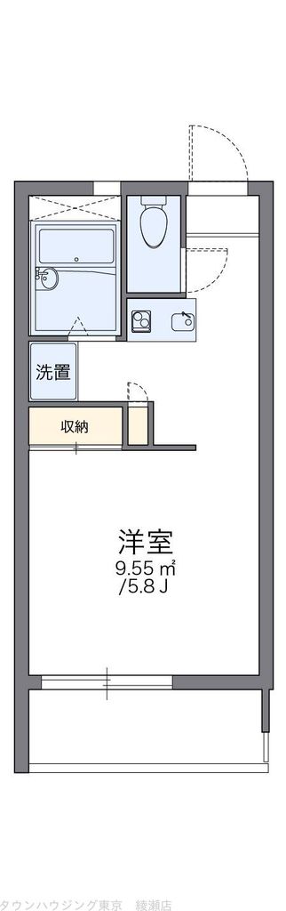 東京都葛飾区東堀切３（アパート）の賃貸物件の間取り