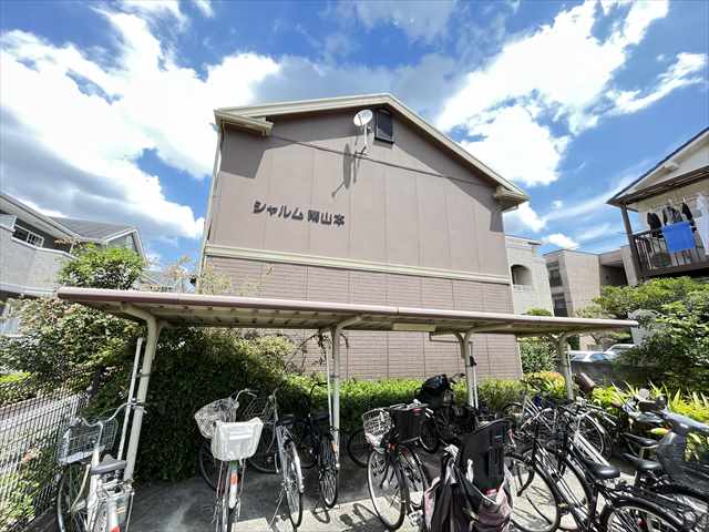 八尾市南小阪合町のアパートの建物外観