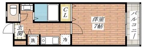 リーフジャルダン総持寺駅前の間取り