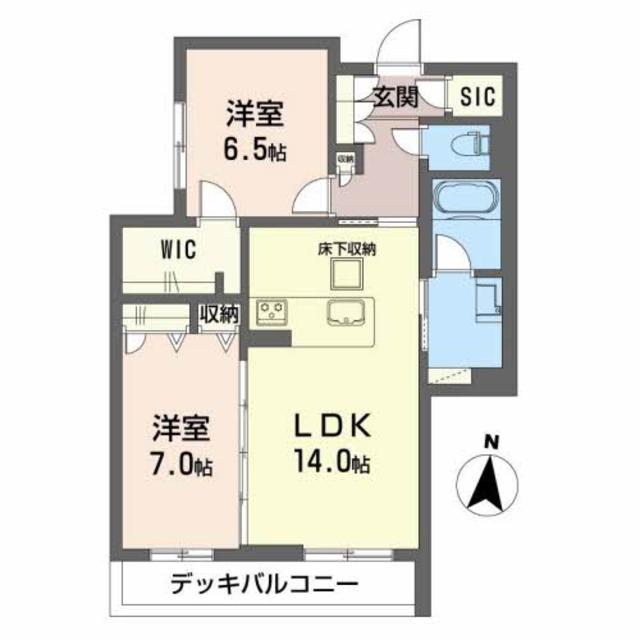 コティマ生駒駅前の間取り