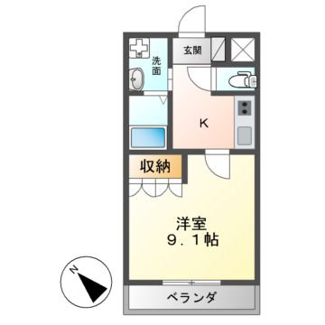 シャルマン　カトレアの間取り