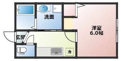 姫路市勝原区熊見のアパートの間取り