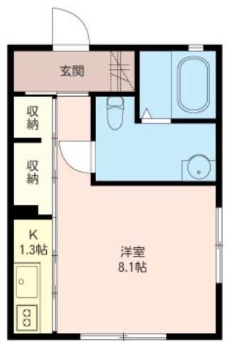 【さいたま市緑区原山のアパートの間取り】