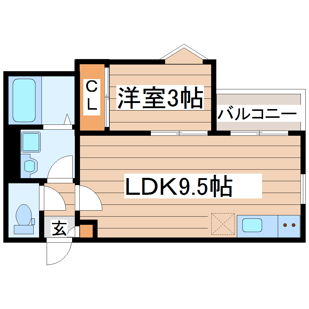 【REGALEST仙台卸町の間取り】