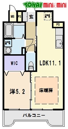 ウィルホンションの間取り