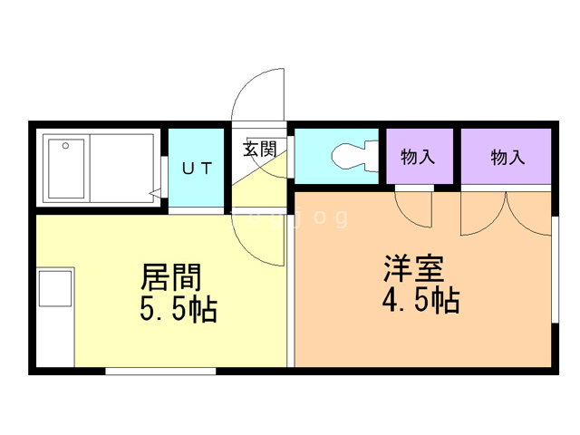 サンコート稲穂２の間取り