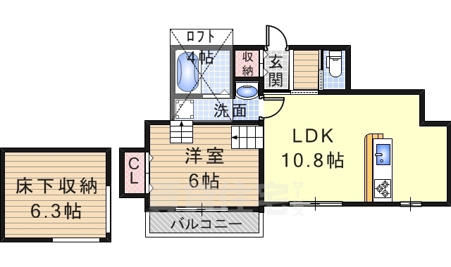 Ｌe coeur　unの間取り