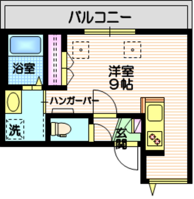 ブワールン綱町の間取り