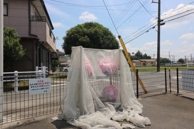 その他共有部分　ゴミステーション。2023年6月撮影。