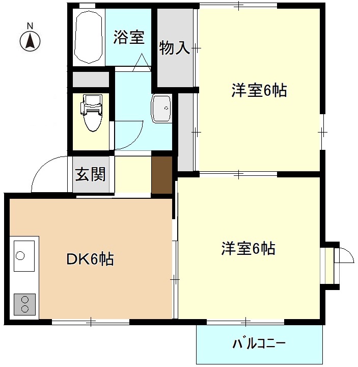 メゾンまつのきCの間取り